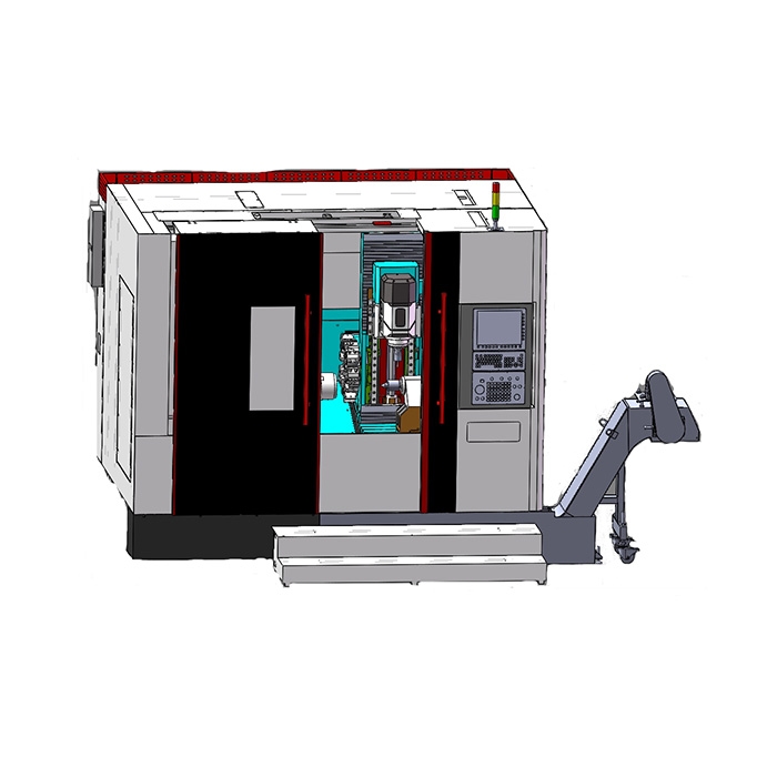 萬向動(dòng)力頭帶刀塔尾頂車銑復(fù)合——MG-TSM600ZT